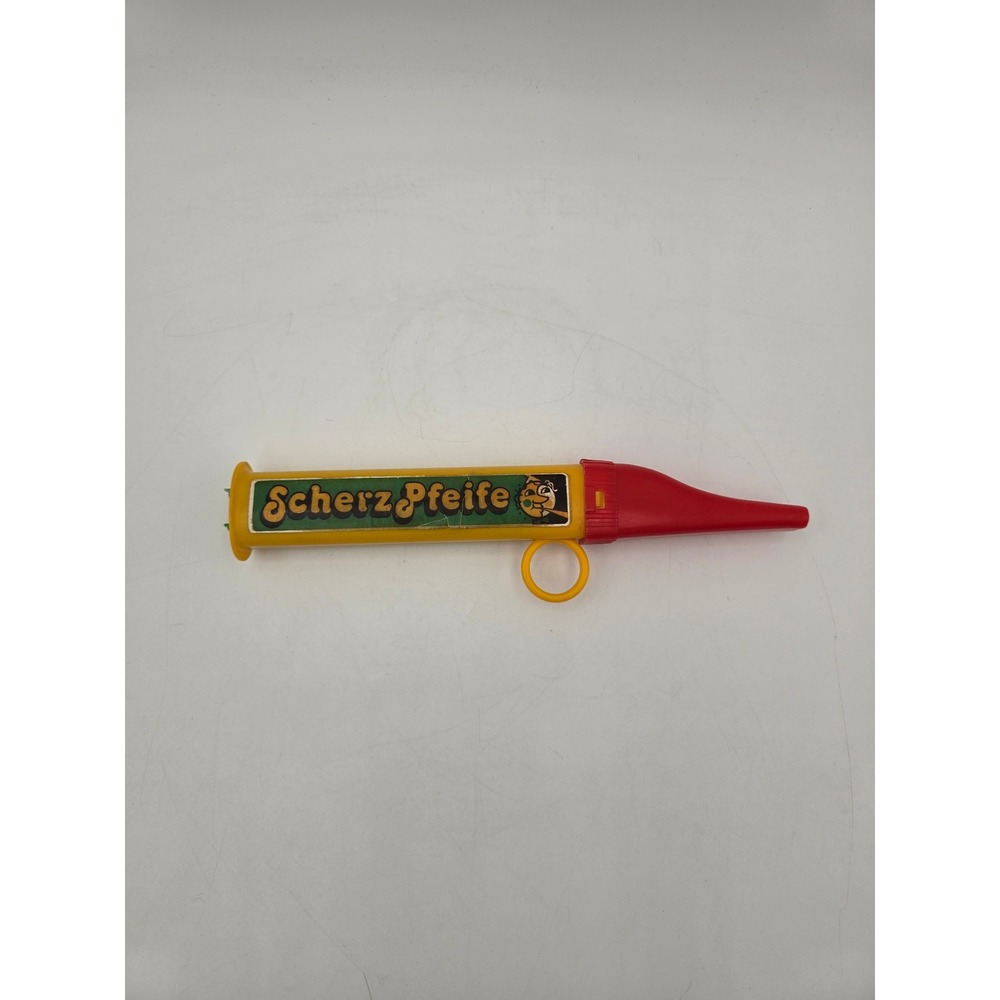 Vintage West Germany Scherz Pfeife Joke Whistle Alligator Pop Out Novelty Toy